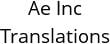Ae Inc Translations Hours of Operation
