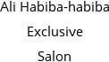 Ali Habiba-habiba Exclusive Salon Hours of Operation