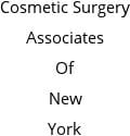 Cosmetic Surgery Associates Of New York Hours of Operation
