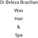 Di Beleza Brazilian Wax Hair & Spa Hours of Operation