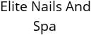Elite Nails And Spa Hours of Operation