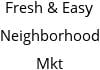 Fresh & Easy Neighborhood Mkt Hours of Operation