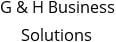 G & H Business Solutions Hours of Operation