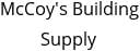 McCoy's Building Supply Hours of Operation