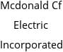 Mcdonald Cf Electric Incorporated Hours of Operation