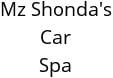 Mz Shonda's Car Spa Hours of Operation