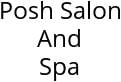 Posh Salon And Spa Hours of Operation