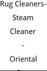 Rug Cleaners- Steam Cleaner - Oriental Rug Cleaner Hours of Operation