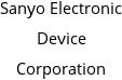 Sanyo Electronic Device Corporation Hours of Operation