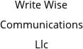 Write Wise Communications Llc Hours of Operation